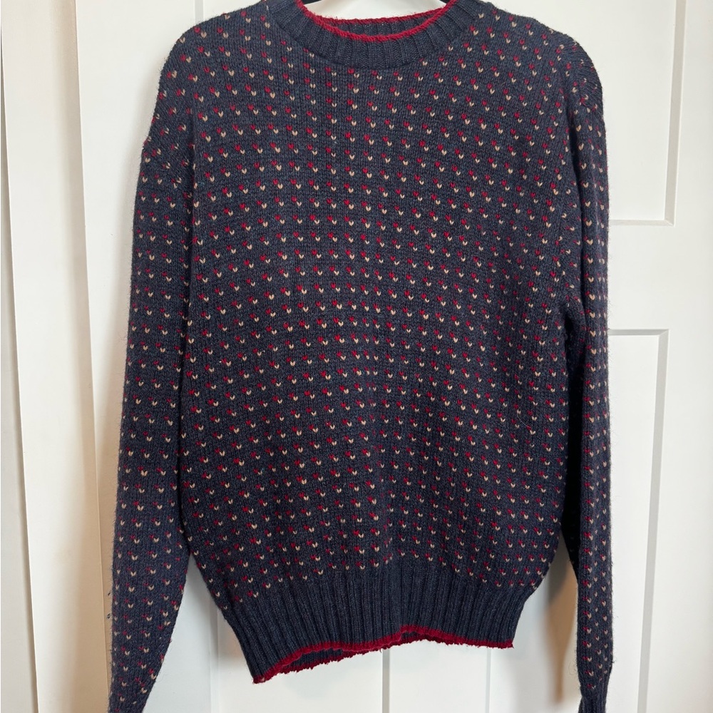 Vintage Boat House Row Wool Sweater